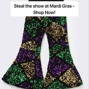 Childrens Mardi Gras Seq Pants